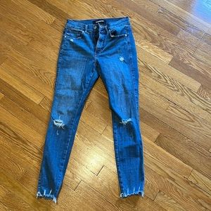 Express High Rise Hyper Stretch Ankle Jean